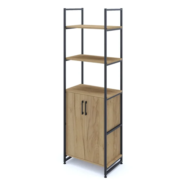 Стелаж з тумбою лофт 61×40×190
